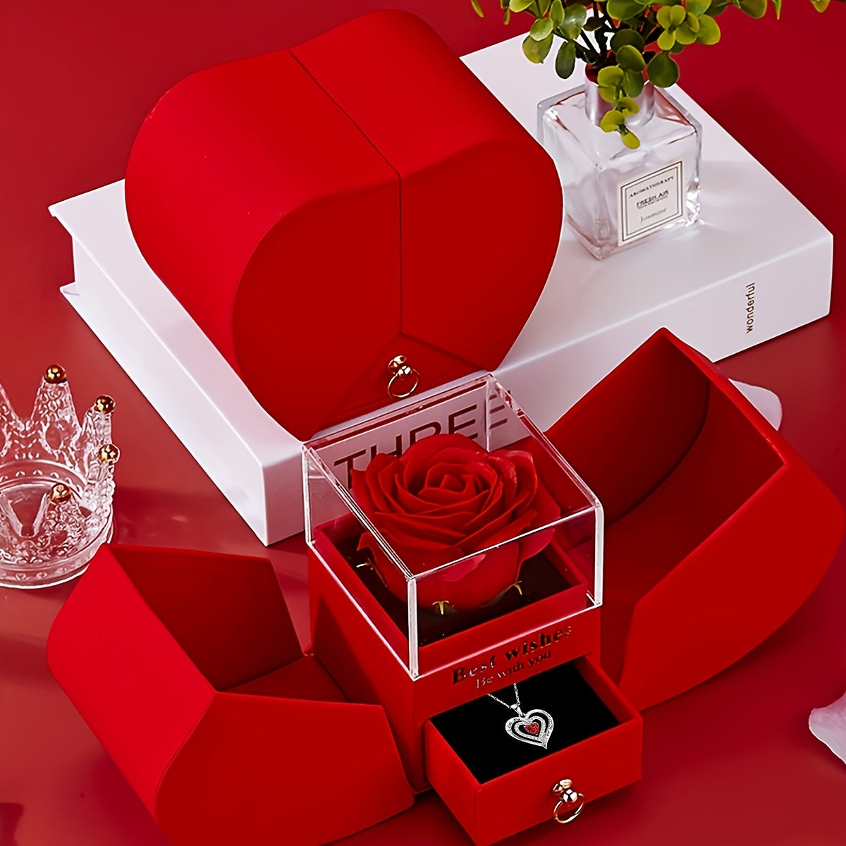 Eternal Rose Jewelry Box